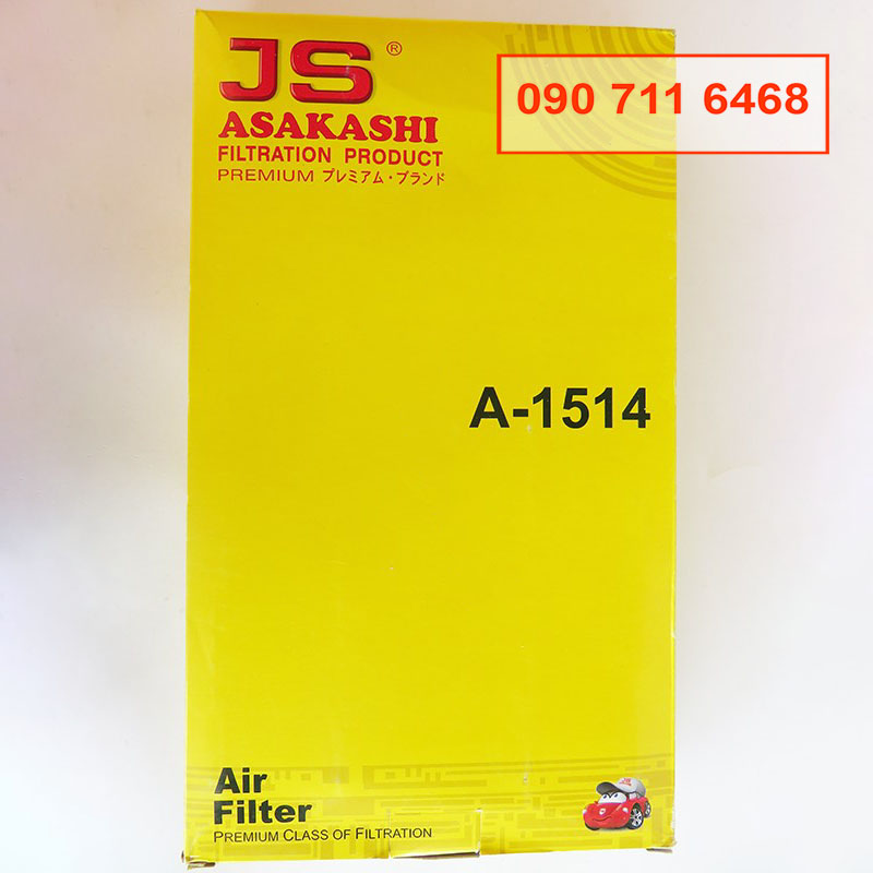 Lọc gió động cơ xe Toyota Hiace 2.0, 2.7 2004, 2005, 2006, 2007, 2008, 2009, 2010 17801-30060 JS Asakashi, giá tốt