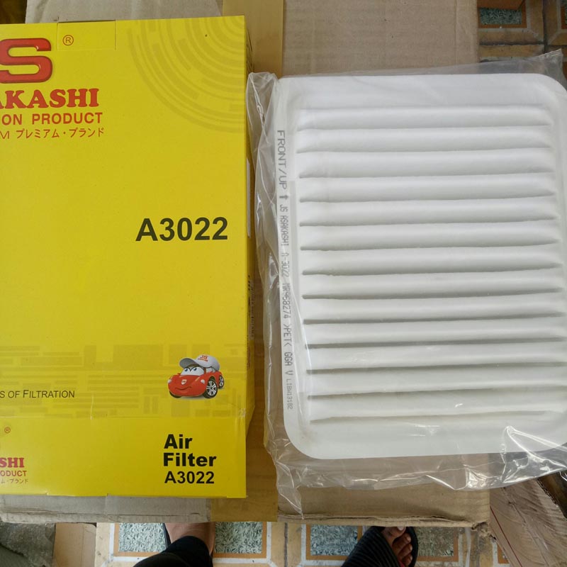 Lọc gió động cơ xe Mitsubishi Grandis 2.4 Vietnam 2005, 2006, 2007, 2008, 2009, 2010, 2011 MR968274 JS Asakashi, giá tốt