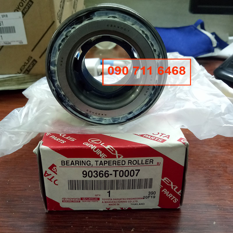 Bạc đạn trước Toyota Hilux chính hãng 2004, 2005, 2006, 2007, 2008, 2009, 2010, 2011 90366-T0007