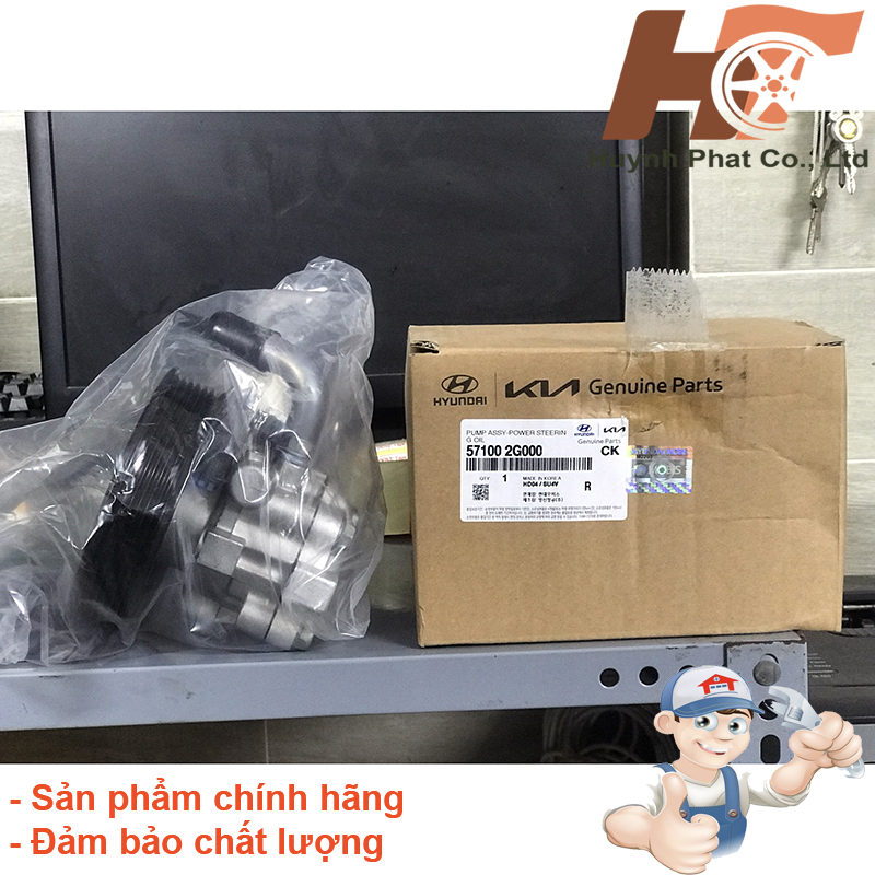 Bơm trợ lực lái Kia xe Toyota Caren 57100-2G000 hàng chính hãng