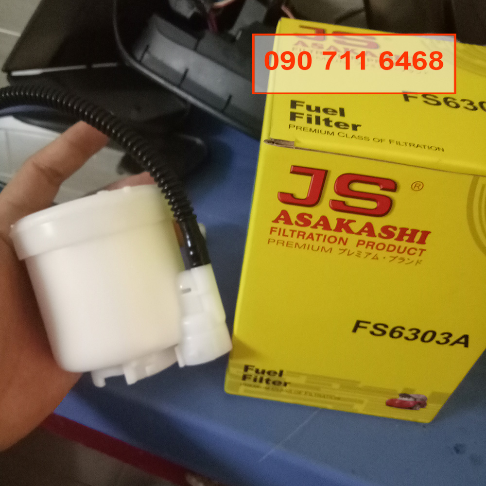 Lọc xăng Vios Hiace 77024-02120 FS6303A JS Asakashi Nhật Bản giá tốt